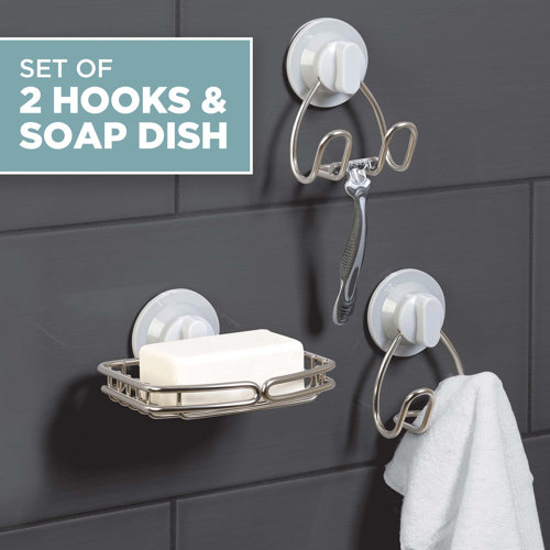 Zenna Home Stainless Steel 3 Piece Bathroom Accessory Set & Reviews